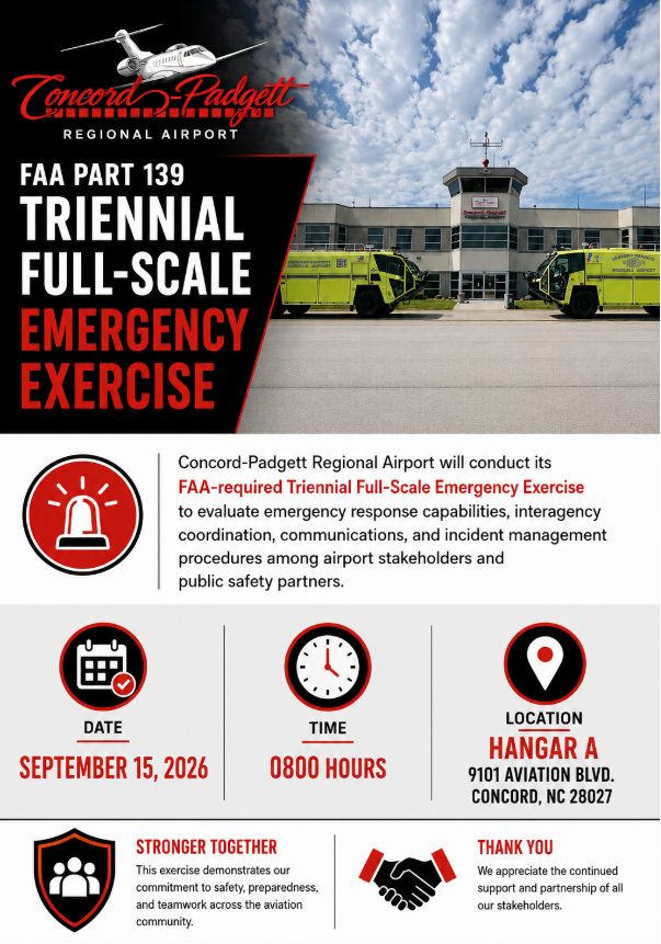 Emergency Exercise Flyer
